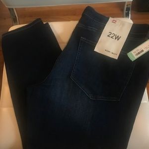 NEW Warp & Weft Skinny Jeans Plus 22W